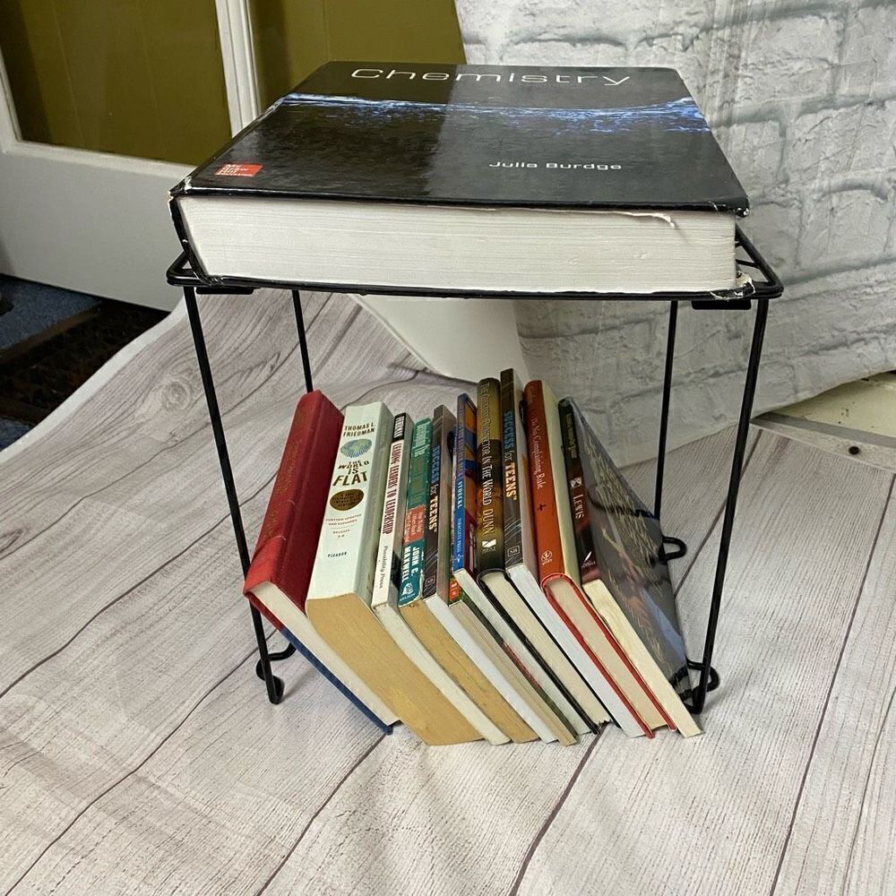 Locker shelf metal collapsible frame black 10”x11”
